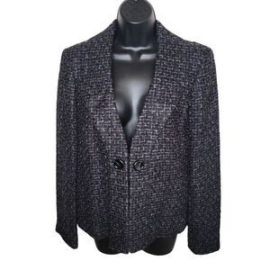 Classiques Entier tweed wool blend blazer jacket size Medium